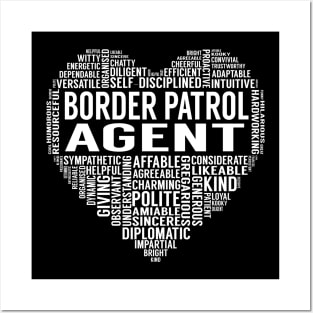 Border Patrol Agent Heart Posters and Art